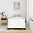 Sengestel med madras Hvid 90 x 190 cm Stof