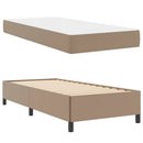 Sengestel med madras Cappuccino 90 x 200 cm Stof