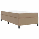 Sengestel med madras Cappuccino 90 x 200 cm Stof