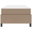 Sengestel med madras Cappuccino 90 x 200 cm Stof