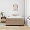 Sengestel med madras Cappuccino 120 x 190 cm Stof