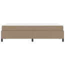 Sengestel med madras Cappuccino 120 x 190 cm Stof