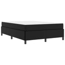 Sengestel med madras Sort 140 x 200 cm Stof