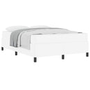 Sengestel med madras Hvid 140 x 200 cm Stof