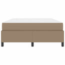 Sengestel med madras Cappuccino 140 x 200 cm Stof