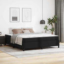 Sengestel med madras Sort 180 x 200 cm Stof