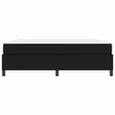 Sengestel med madras Sort 180 x 200 cm Stof