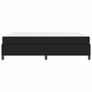 Sengestel med madras Sort 180 x 200 cm Stof