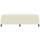 Sengestel med madras Creme 180 x 200 cm Stof