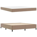 Sengestel med madras Cappuccino 180 x 200 cm Stof