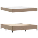 Sengestel med madras Cappuccino 180 x 200 cm Stof