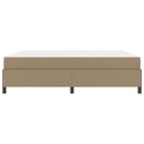 Sengestel med madras Cappuccino 180 x 200 cm Stof