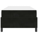 Sengestel med madras Sort 90 x 200 cm Stof