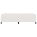 Sengestel med madras Creme 90 x 190 cm Stof