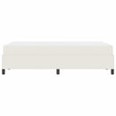 Sengestel med madras Creme 120 x 190 cm Stof