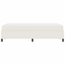 Sengestel med madras Creme 120 x 200 cm Stof