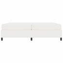 Sengestel med madras Creme 200 x 200 cm Stof