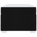 Sengestel med madras Sort 100 x 200 cm Stof