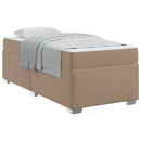 Sengestel med madras Cappuccino 80 x 200 cm Stof