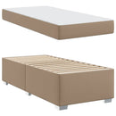 Sengestel med madras Cappuccino 80 x 200 cm Stof