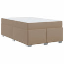 Sengestel med madras Cappuccino 120 x 200 cm Stof