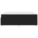 Sengestel med madras Sort 160 x 200 cm Stof