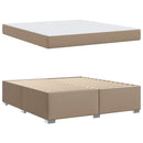 Sengestel med madras Cappuccino 180 x 200 cm Stof
