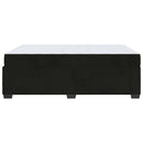 Sengestel med madras Sort 160 x 200 cm Stof