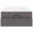 Sengeramme med madras Andet 2 pcs Grå PVC