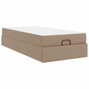 Sengeramme med madras Andet 2 stk. Gyldenbrun PVC