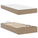 Sengeramme med madras Andet 2 pcs Gyldenbrun PVC