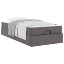 Sengeramme med madras Andet 2 pcs Grå PVC