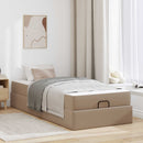 Sengeramme med madras Andet 2 pcs Gyldenbrun PVC