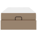 Sengeramme med madras Andet 2 pcs Gyldenbrun PVC