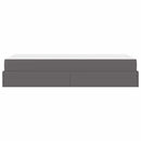 Sengeramme med madras Andet 2 pcs Grå PVC