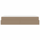 Sengeramme med madras Andet 2 pcs Gyldenbrun PVC