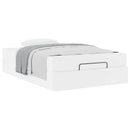 Sengeramme med madras Andet 2 stk. Hvid PVC