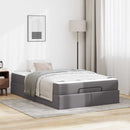 Sengeramme med madras Andet 2 pcs Grå PVC