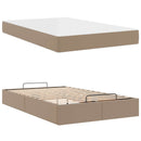 Sengeramme med madras Andet 2 pcs Gyldenbrun PVC