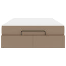 Sengeramme med madras Andet 2 pcs Gyldenbrun PVC