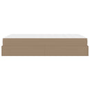 Sengeramme med madras Andet 2 pcs Gyldenbrun PVC