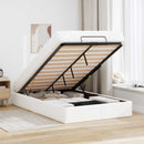 Sengeramme med madras Andet 2 pcs Hvid PVC