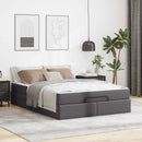Sengeramme med madras Andet 2 pcs Grå PVC