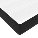 Sengeramme med madras Andet 2 pcs Sort PVC