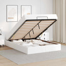 Sengeramme med madras Andet 2 pcs Hvid PVC