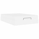 Sengeramme med madras Andet 2 pcs Hvid PVC