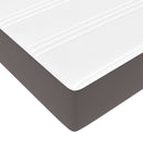 Sengeramme med madras Andet 2 pcs Grå PVC
