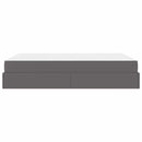Sengeramme med madras Andet 2 pcs Grå PVC