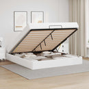 Sengeramme med madras Andet 2 pcs Hvid PVC