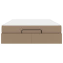 Sengeramme med madras Andet 2 pcs Gyldenbrun PVC
